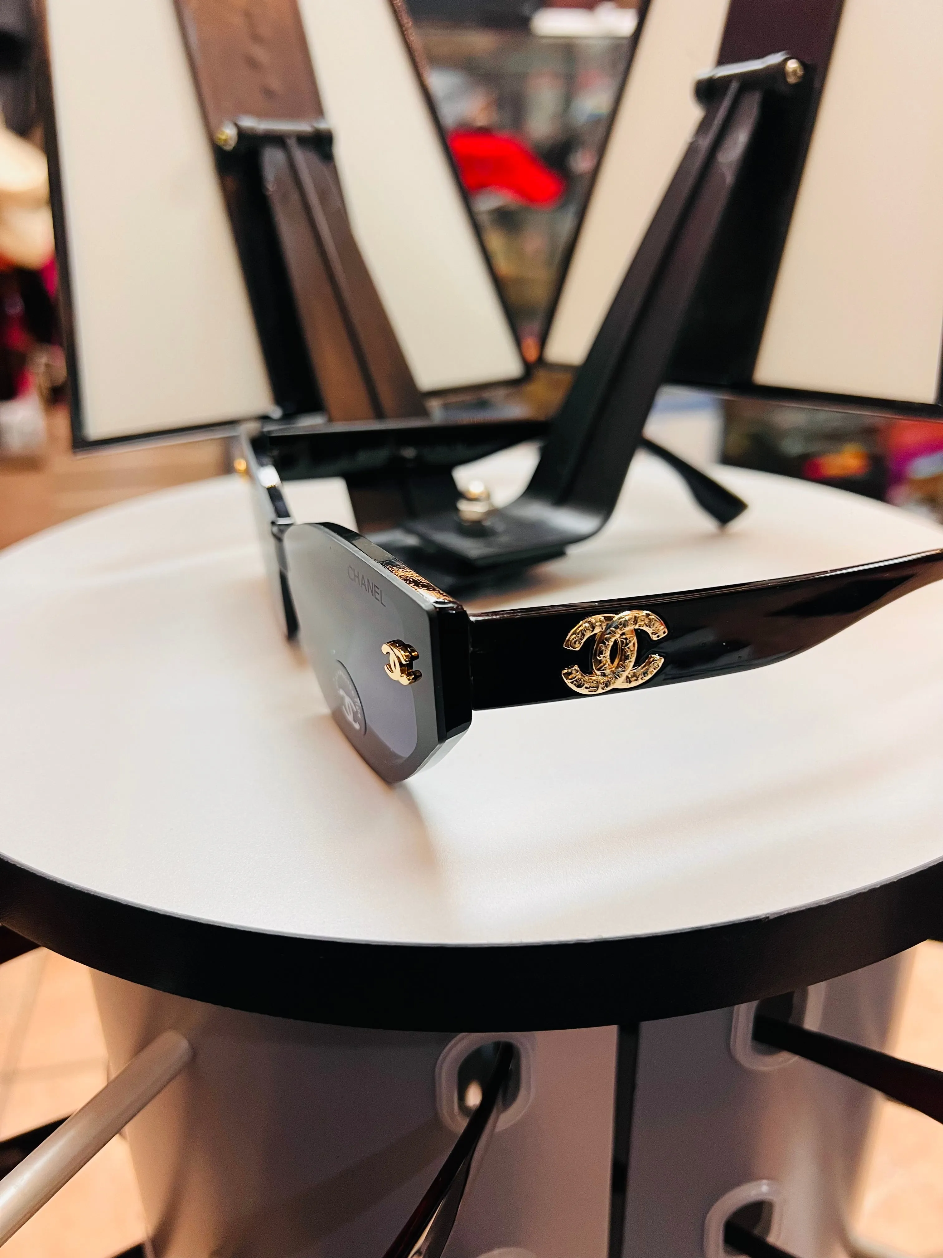 Chanel Luxury Square Sunglasses - Iconic Designer Eyewear