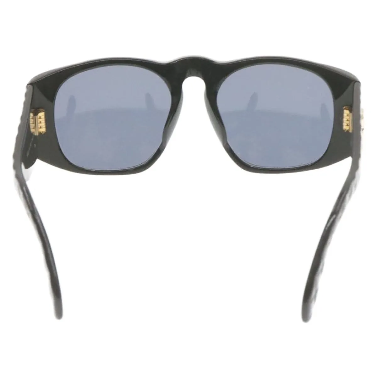 CHANEL Sunglasses Black CC Auth ar3537