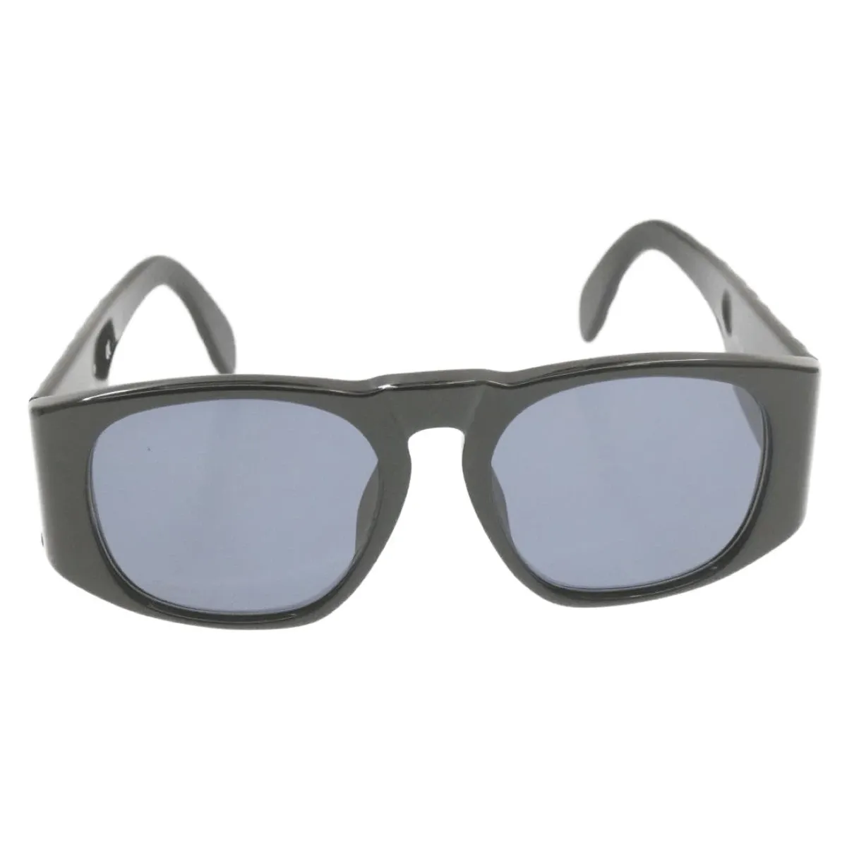 CHANEL Sunglasses Black CC Auth ar3537