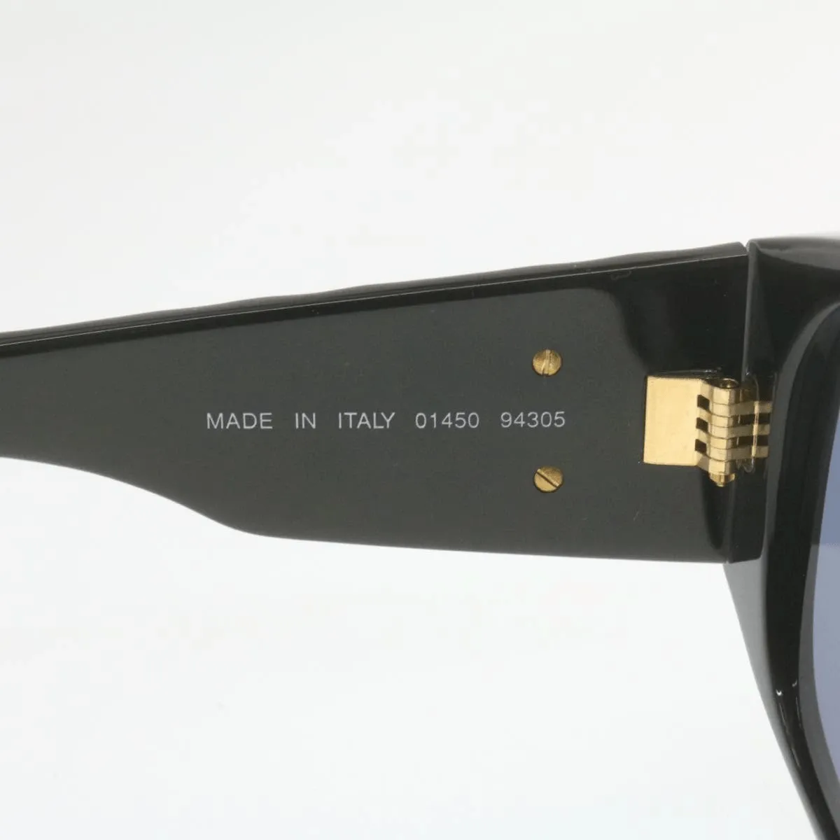 CHANEL Sunglasses Black CC Auth ar3537