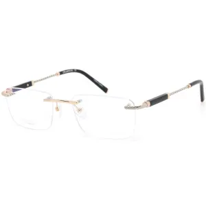 Charriol Men's Eyeglasses - Rimless Shiny Gold/Silver Titanium Frame | PC75072 C01