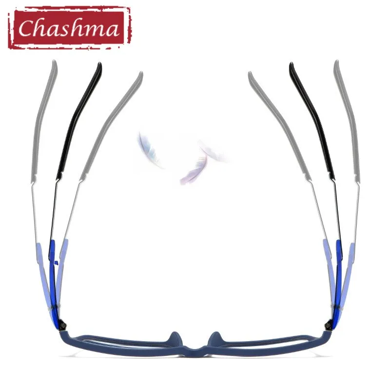 Chashma Men's Full Rim Square Tr 90 Alloy Eyeglasses 9164