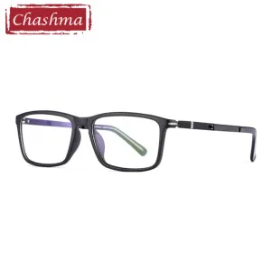 Chashma Men's Full Rim Square Tr 90 Alloy Eyeglasses 9164