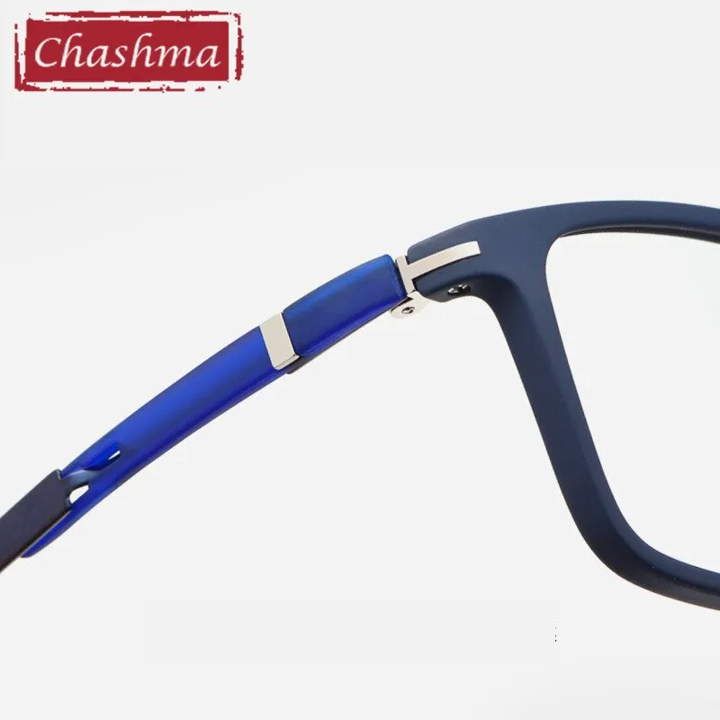 Chashma Men's Full Rim Square Tr 90 Alloy Eyeglasses 9164
