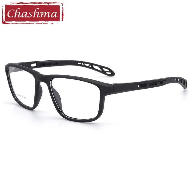 Chashma Men's Full Rim Square Tr 90 Sport Eyeglasses 7287