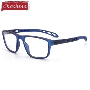 Chashma Men's Full Rim Square Tr 90 Sport Eyeglasses 7287