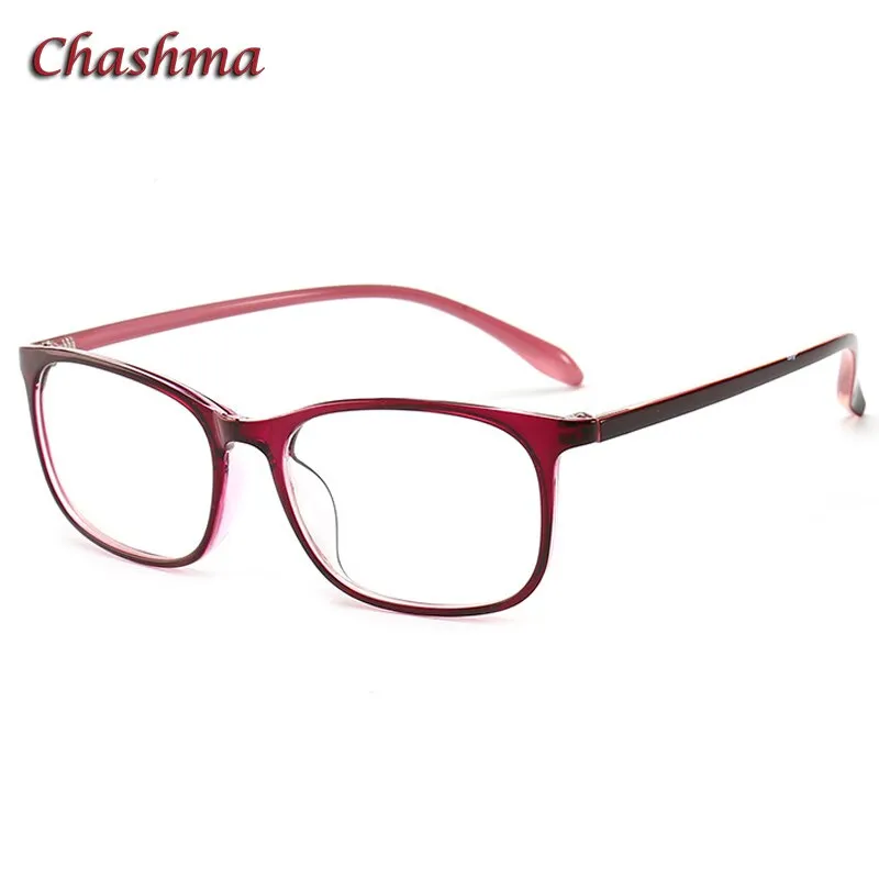 Chashma Ochki Unisex Full Rim Round Square Tr 90 Titanium Eyeglasses 6056