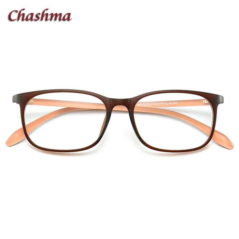 Chashma Ochki Unisex Full Rim Round Square Tr 90 Titanium Eyeglasses 6056