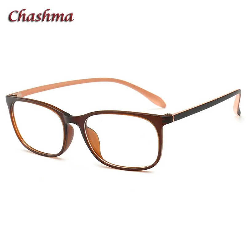 Chashma Ochki Unisex Full Rim Round Square Tr 90 Titanium Eyeglasses 6056