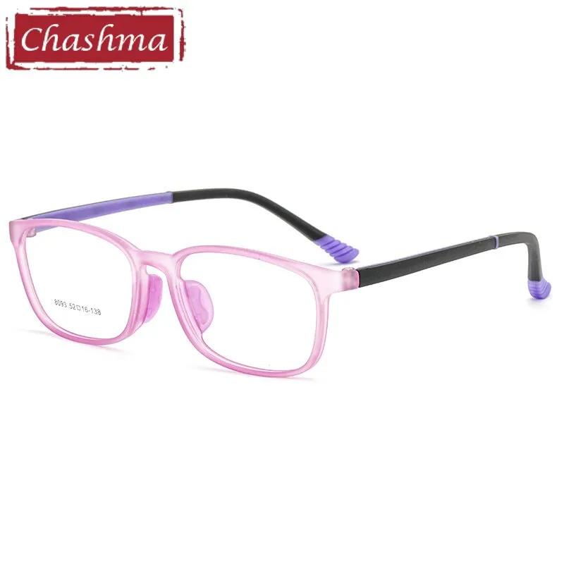 Chashma Ottica Children's Unisex Full Rim Square Tr 90 Titanium Eyeglasses 8093