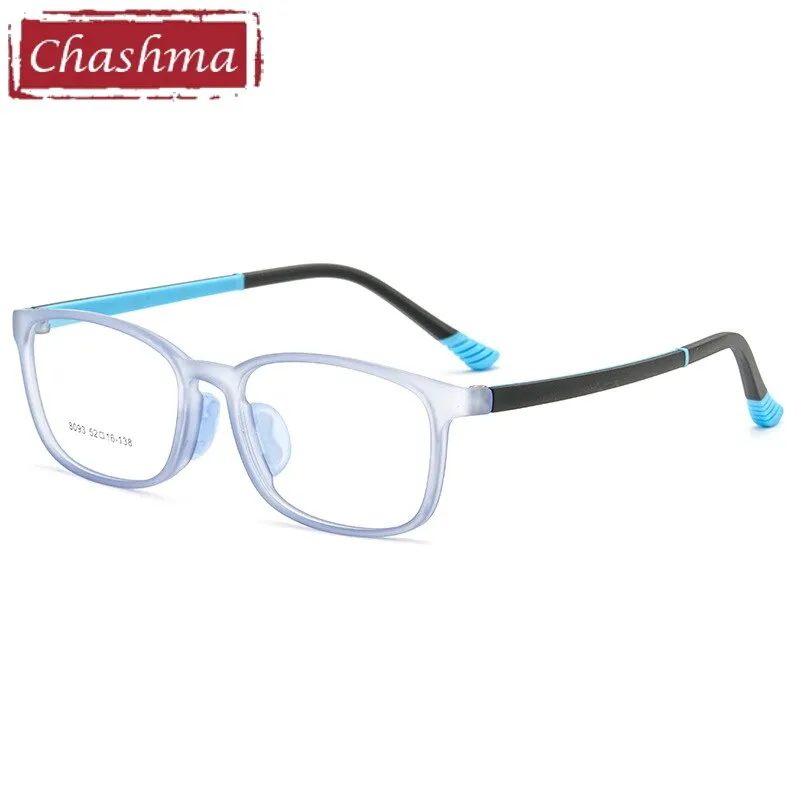 Chashma Ottica Children's Unisex Full Rim Square Tr 90 Titanium Eyeglasses 8093