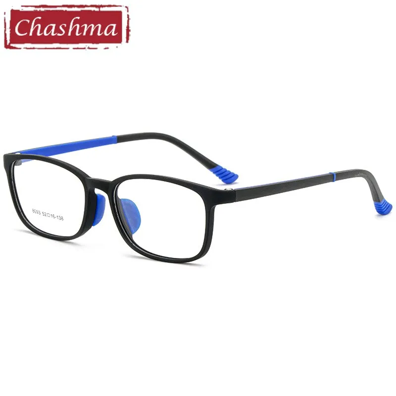 Chashma Ottica Children's Unisex Full Rim Square Tr 90 Titanium Eyeglasses 8093