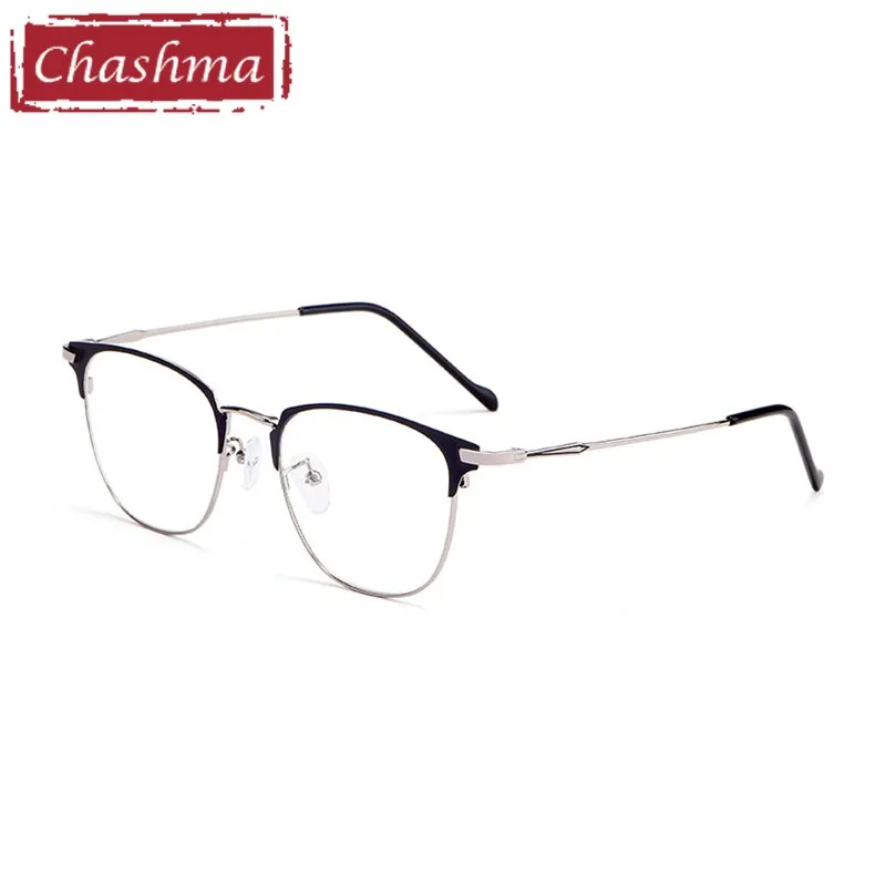 Chashma Ottica Unisex Full Rim Square Round Alloy Eyeglasses 3389