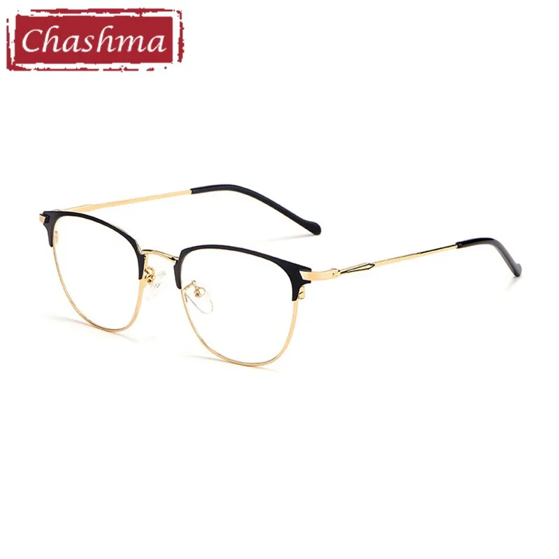 Chashma Ottica Unisex Full Rim Square Round Alloy Eyeglasses 3389
