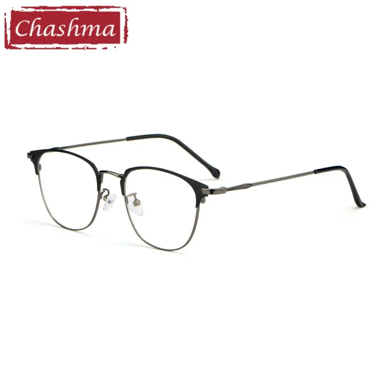 Chashma Ottica Unisex Full Rim Square Round Alloy Eyeglasses 3389