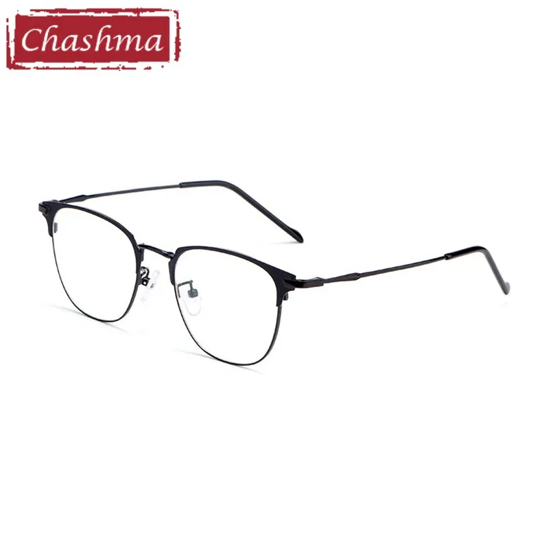 Chashma Ottica Unisex Full Rim Square Round Alloy Eyeglasses 3389