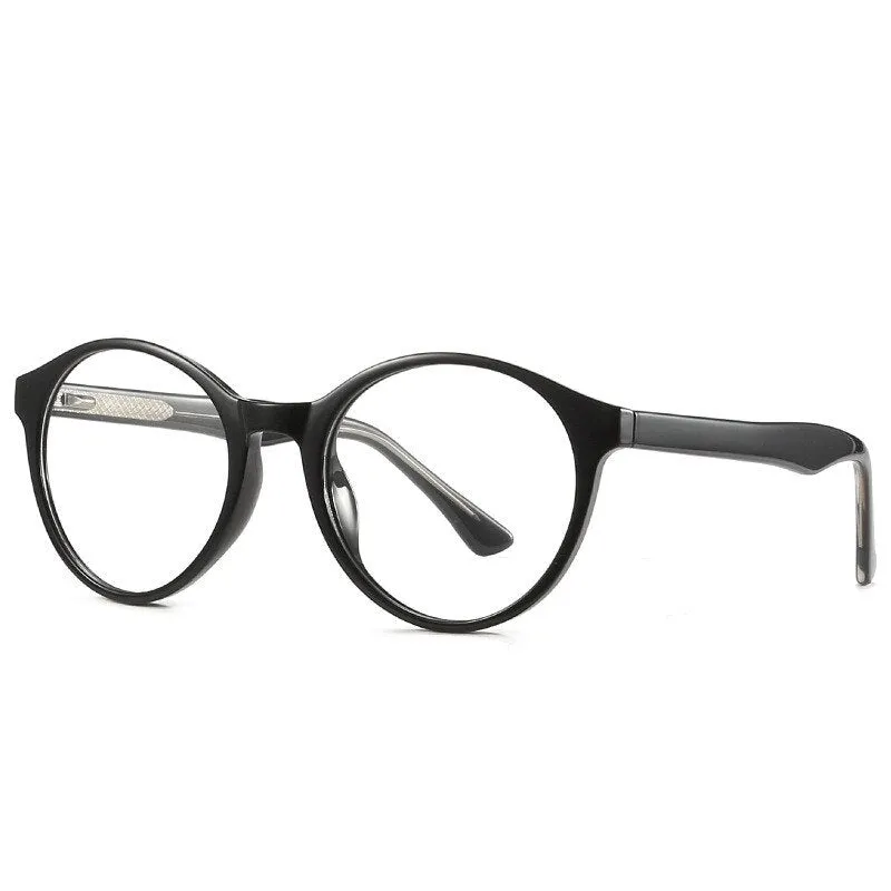 Chashma Unisex Full Rim Round Acetate Eyeglasses 2007