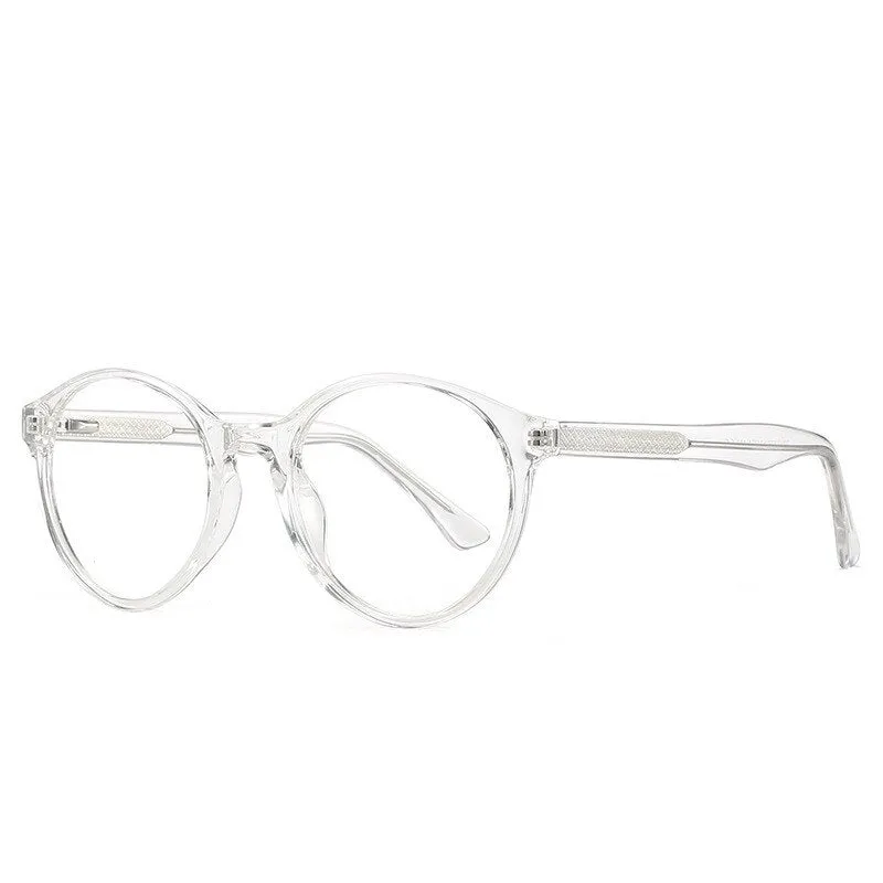 Chashma Unisex Full Rim Round Acetate Eyeglasses 2007