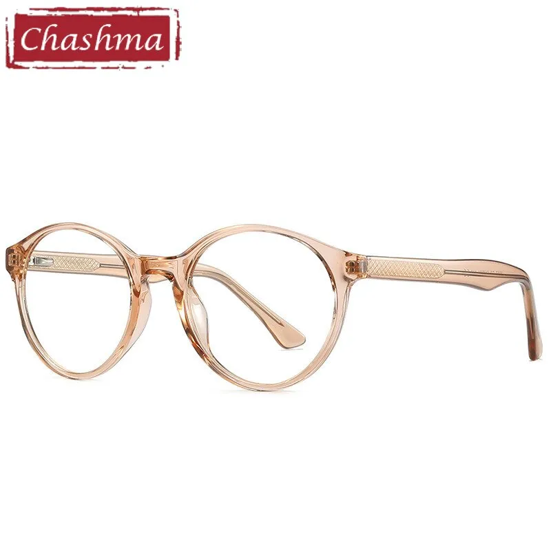 Chashma Unisex Full Rim Round Acetate Eyeglasses 2007