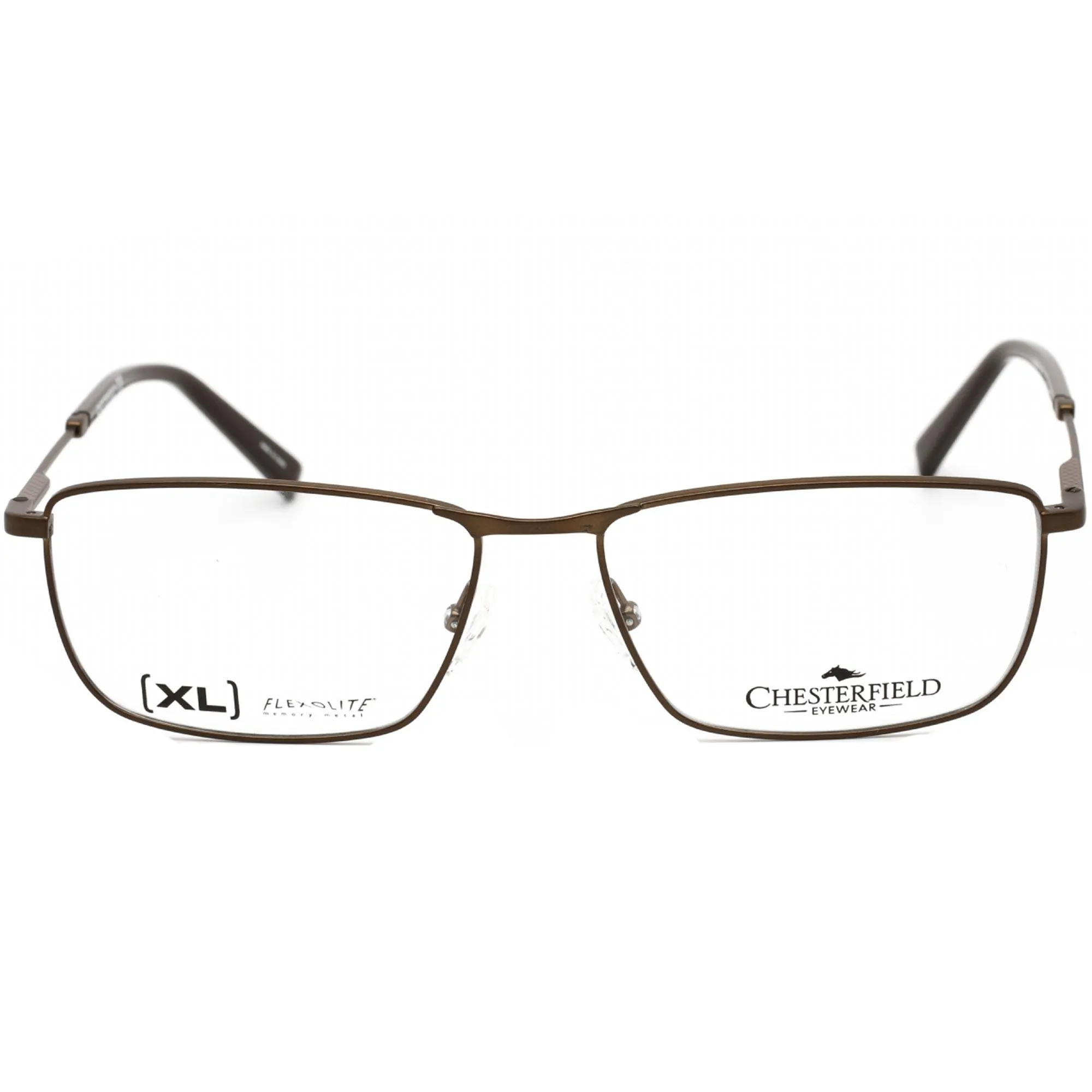 Chesterfield Men's Eyeglasses - Full Rim Brown Rectangular Frame | CH 80XL 009Q 00
