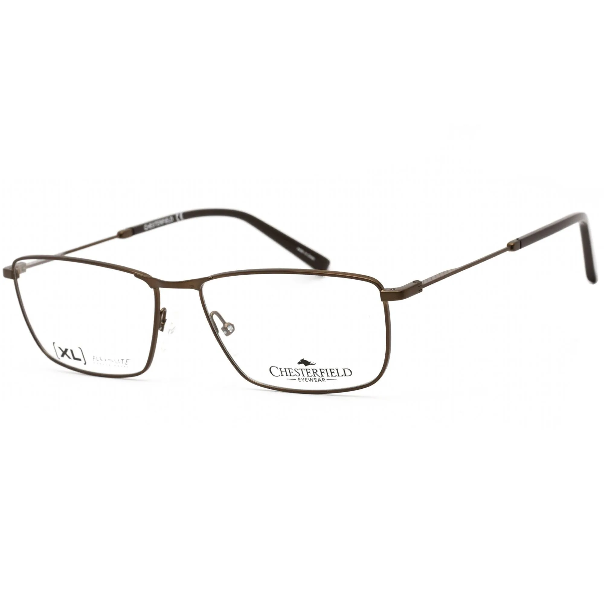 Chesterfield Men's Eyeglasses - Full Rim Brown Rectangular Frame | CH 80XL 009Q 00