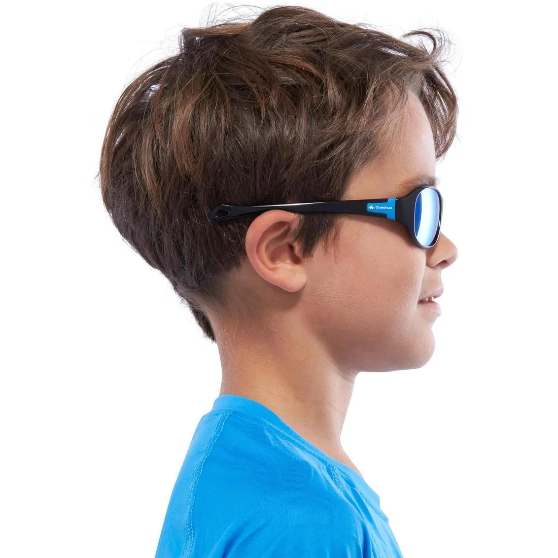 Children’s CAT 3 polarised hiking sunglasses (8-10 years) MH T500 - blue