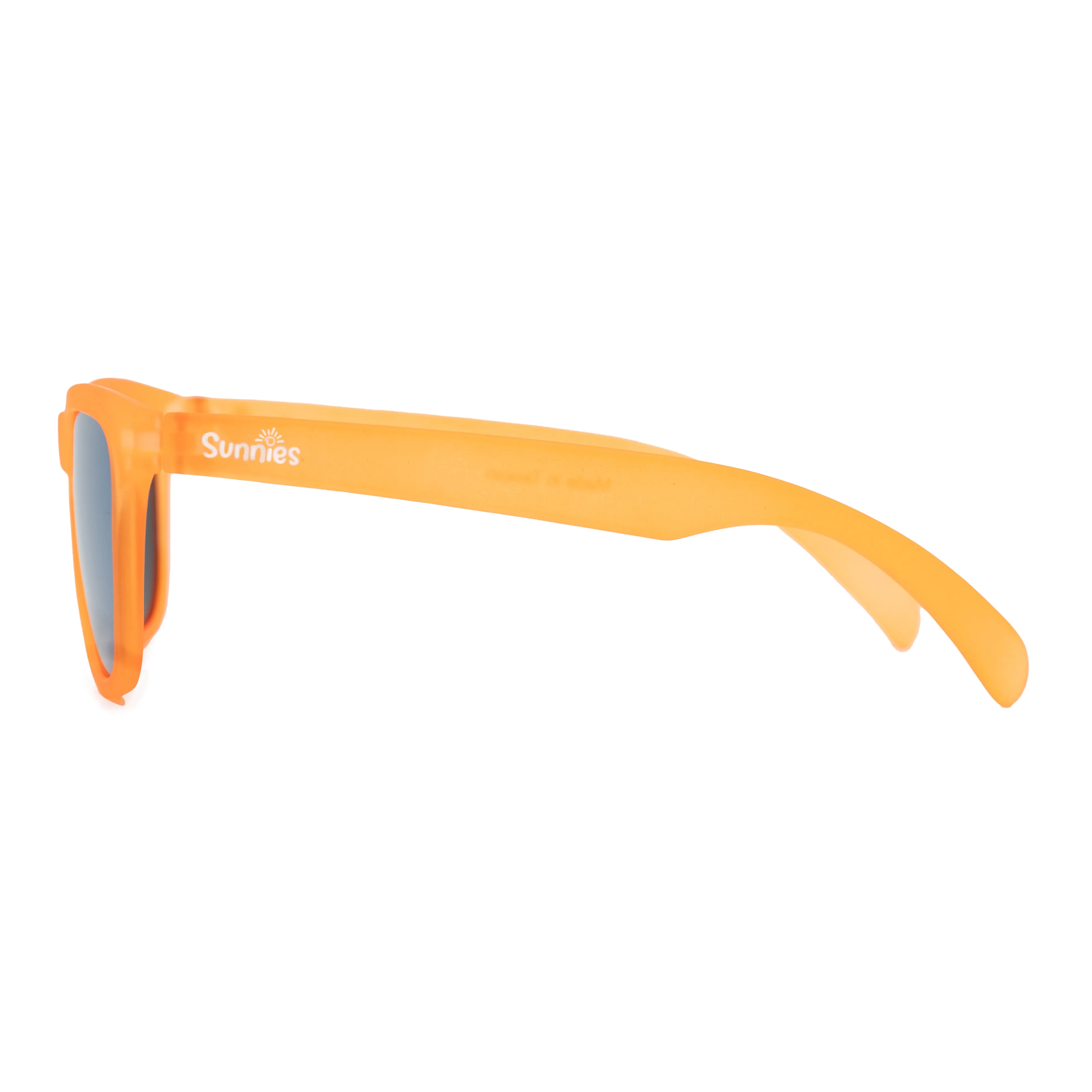 Chillin Like A Villian — Vibrant Orange Frame Sunglasses For Kids
