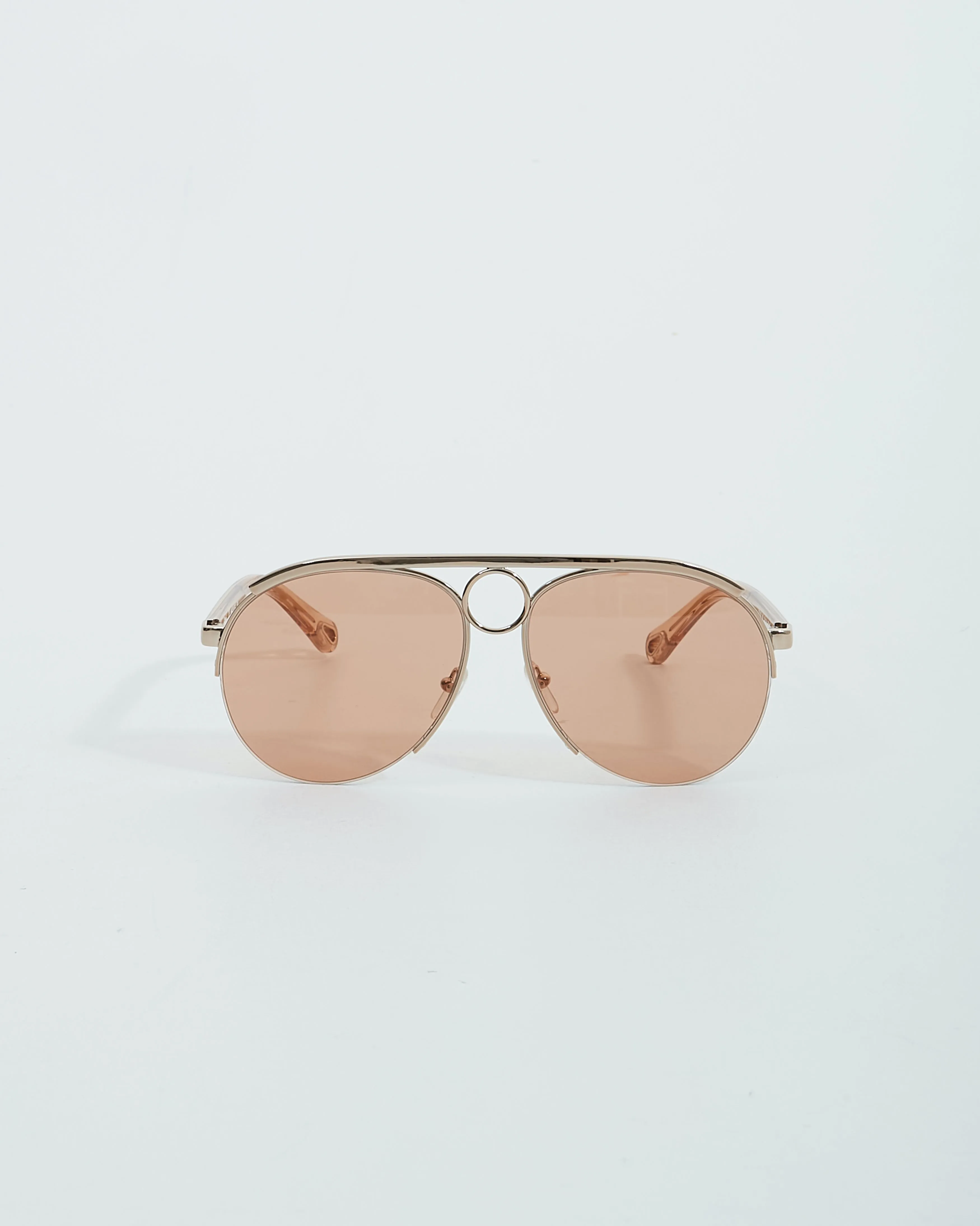 Chloé Gold CE152S Aviator Sunglasses