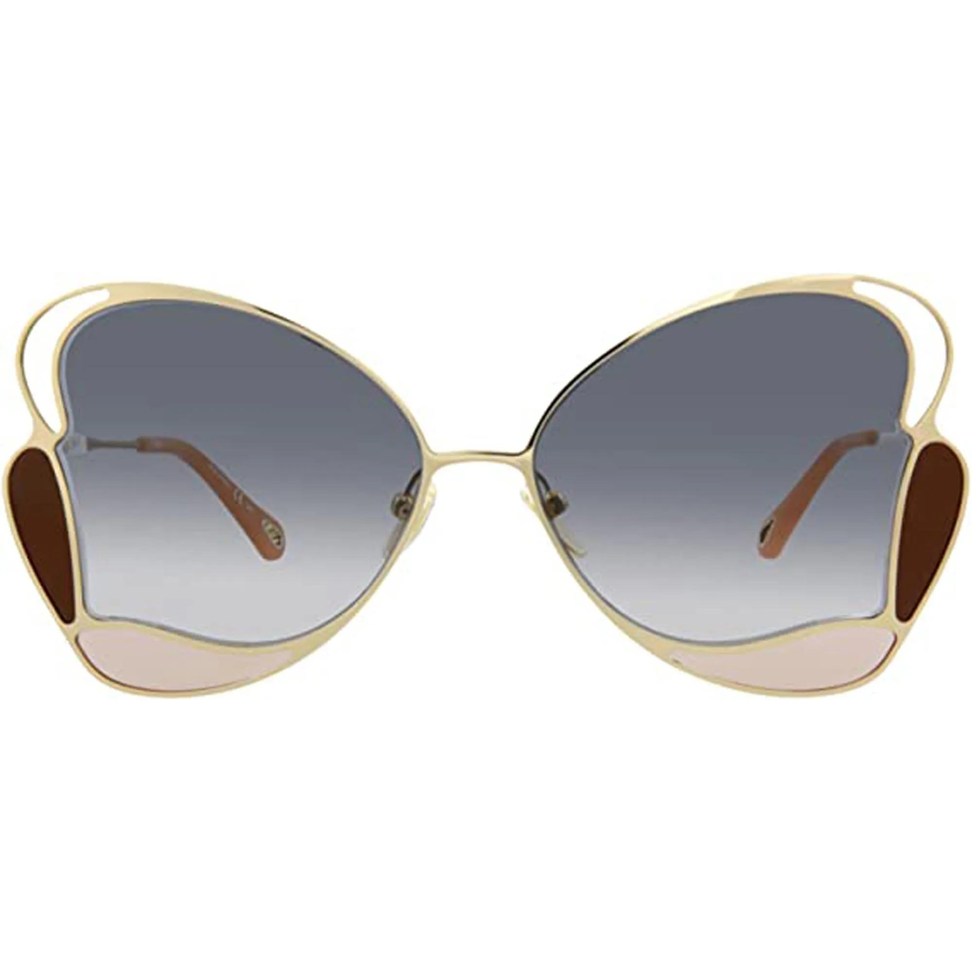 Chloe Women's Sunglasses - Butterfly Frame Grey Gradient Lens | CH0048S-30011230002