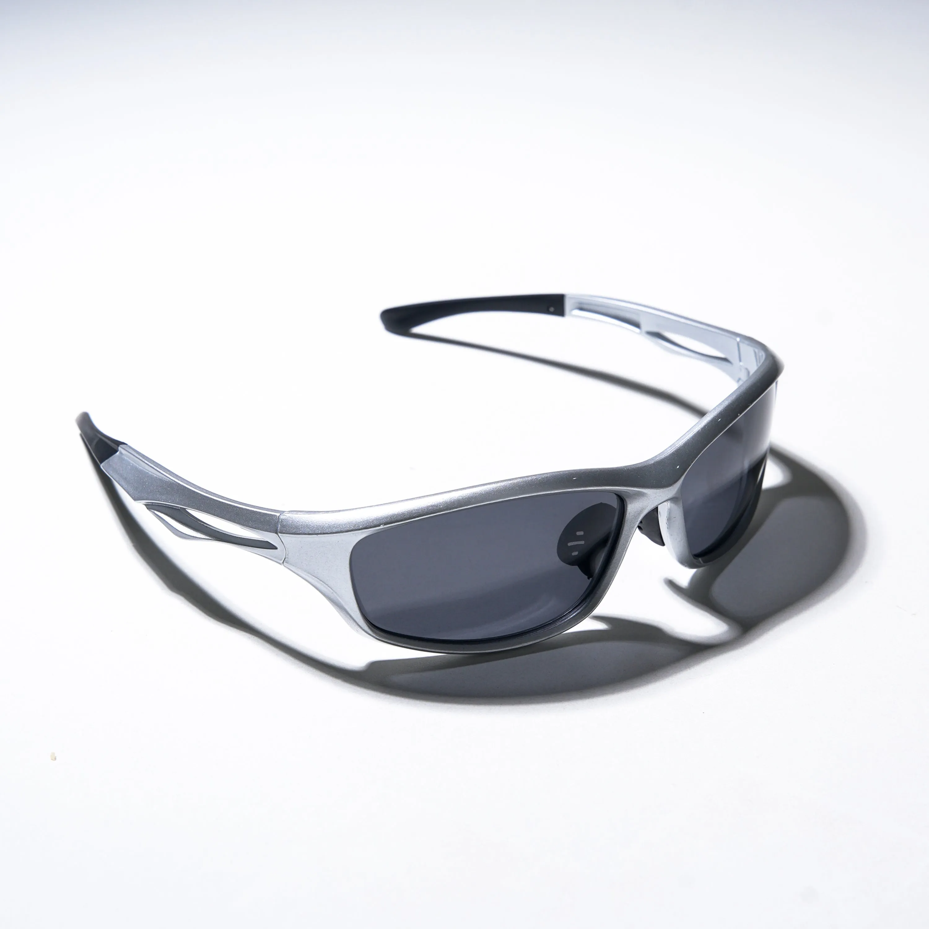 Chokore Ultra Glare Guard Sunglasses (Silver & Black)