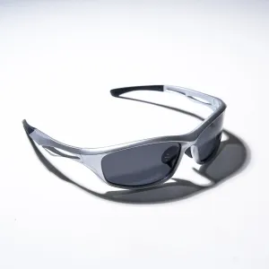 Chokore Ultra Glare Guard Sunglasses (Silver & Black)