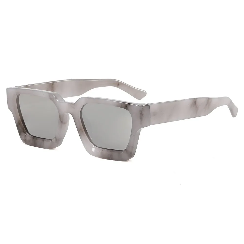 Chunky D Frame Square Sunglasses