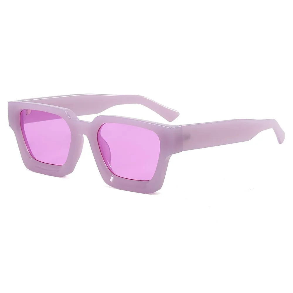 Chunky D Frame Square Sunglasses