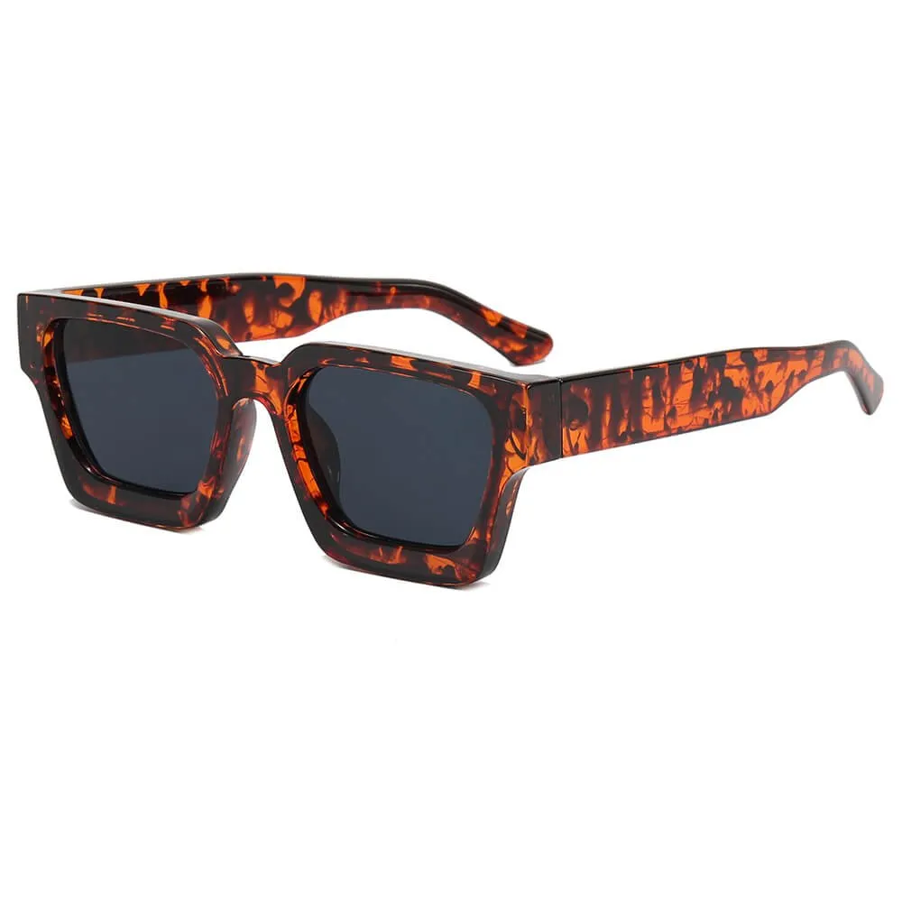 Chunky D Frame Square Sunglasses