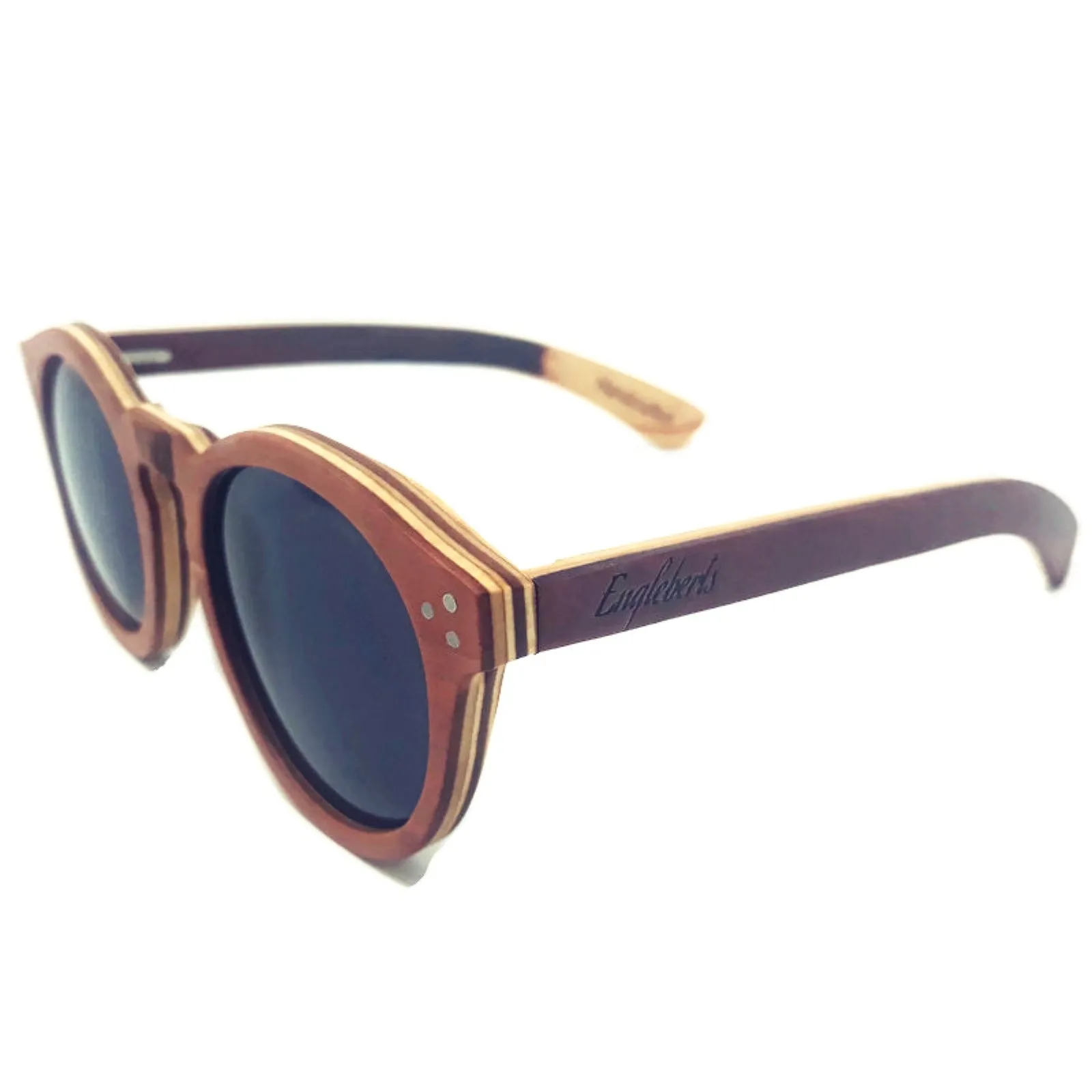 Cinnamon Swirl Skateboard Wood, Polarized, Handcrafted