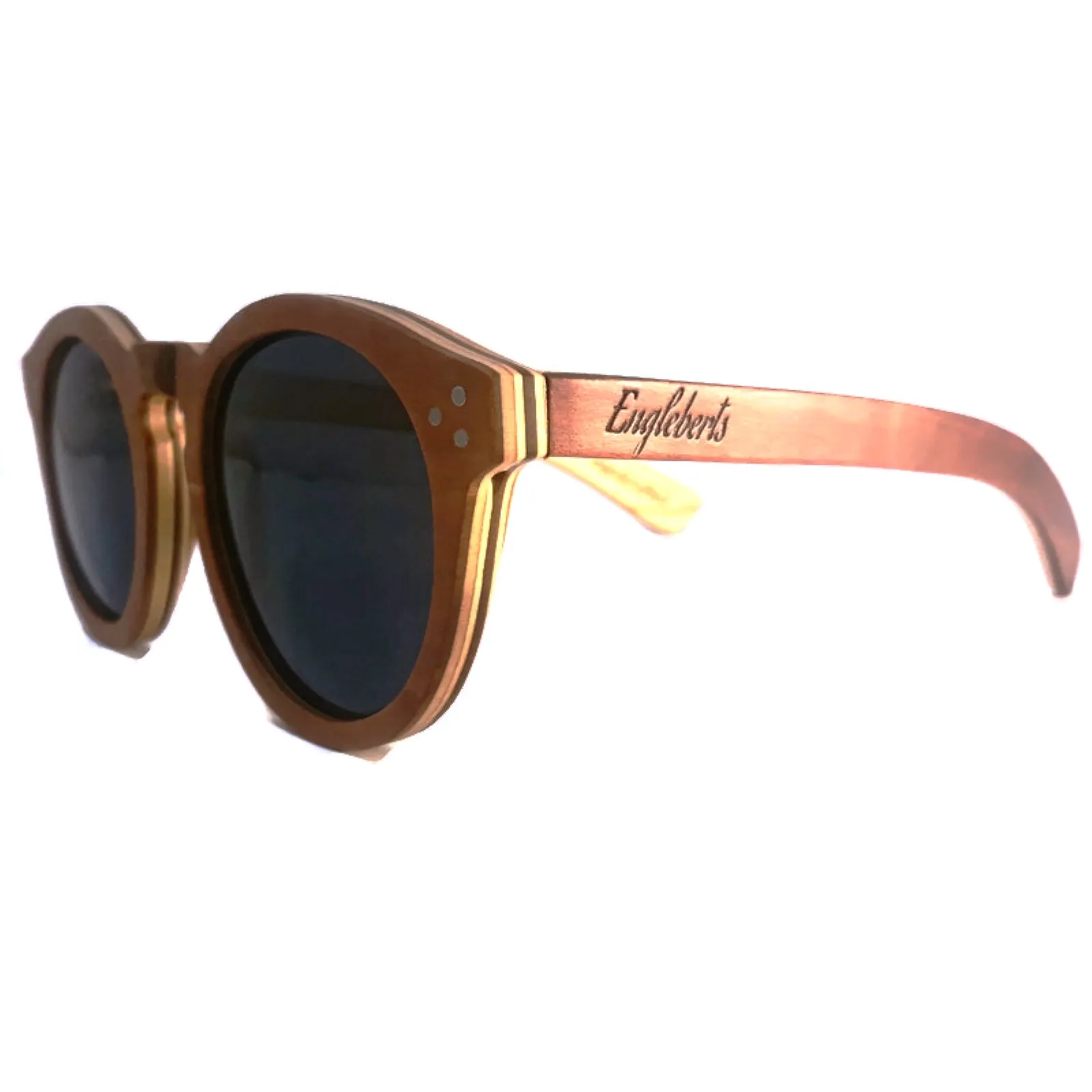 Cinnamon Swirl Skateboard Wood, Polarized, Handcrafted