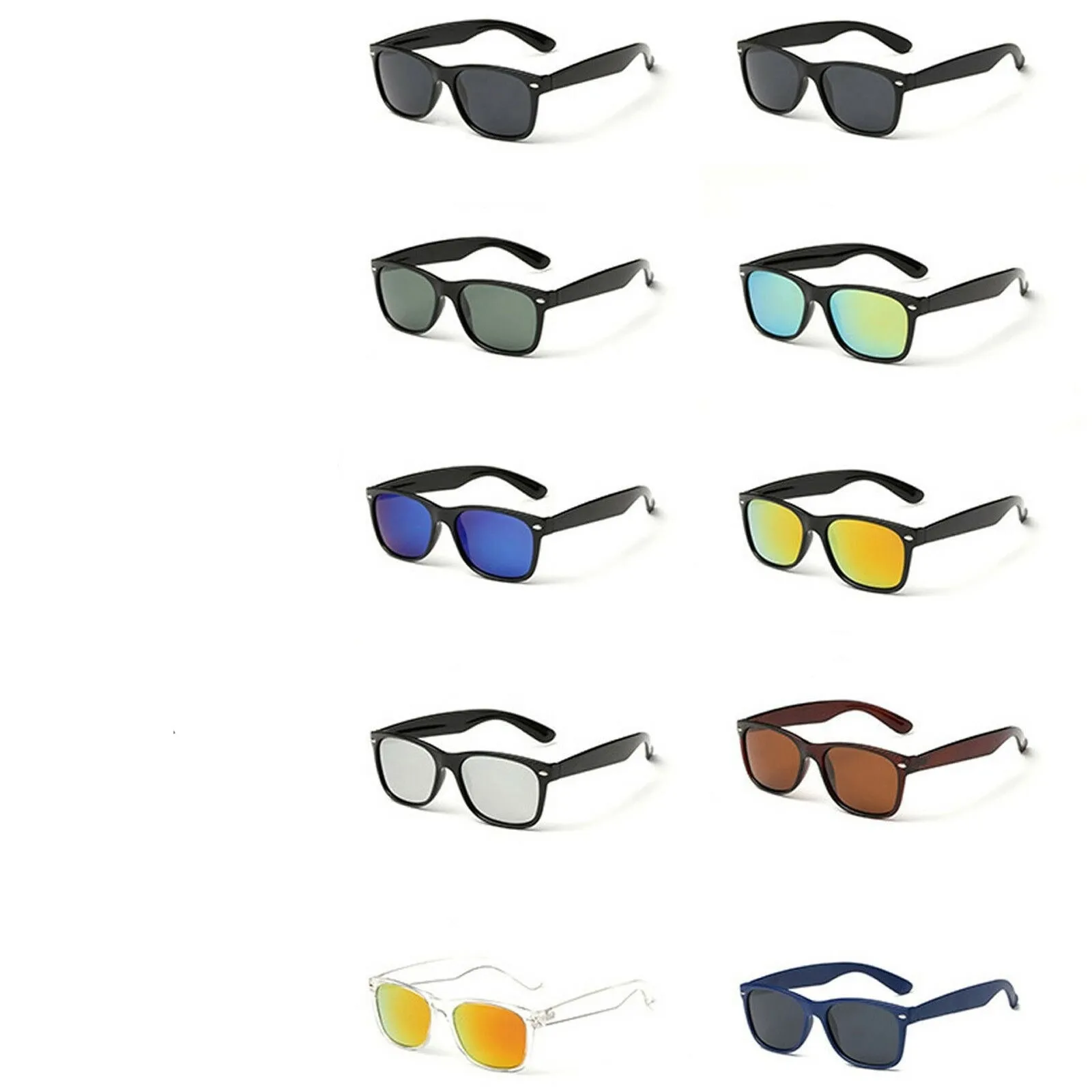 Classic Polarized Square Frame Sunglasses - Multiple Color Options For Mens