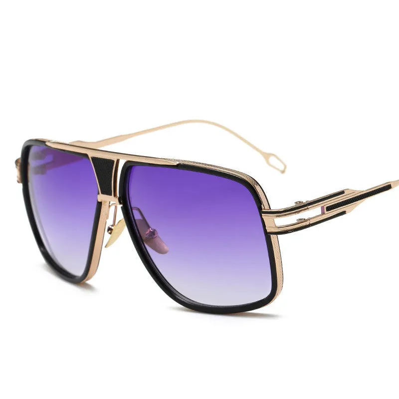 Classic Retro Square Unisex Designer Sun Glasses