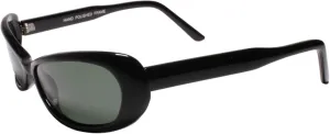 Classic Unique Vintage Rockabilly Style Womens Cat Eye Black Sunglasses