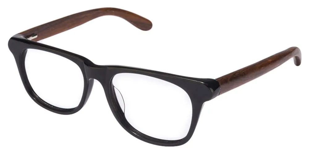 Classic Wood JJ E8055 Unisex Eyeglasses
