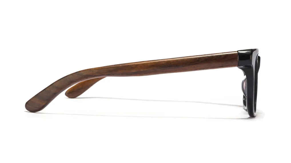 Classic Wood JJ E8055 Unisex Eyeglasses