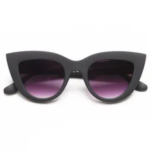 CLAUDIA CAT EYE SUNGLASSES - Black