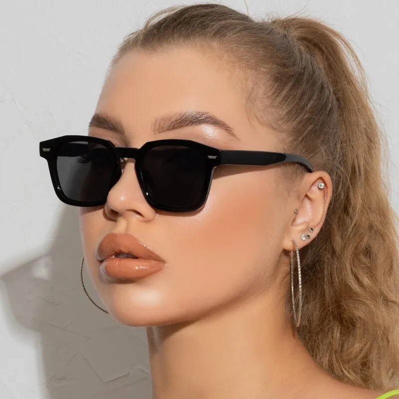 Clear Lens Square UV400 Sunglasses