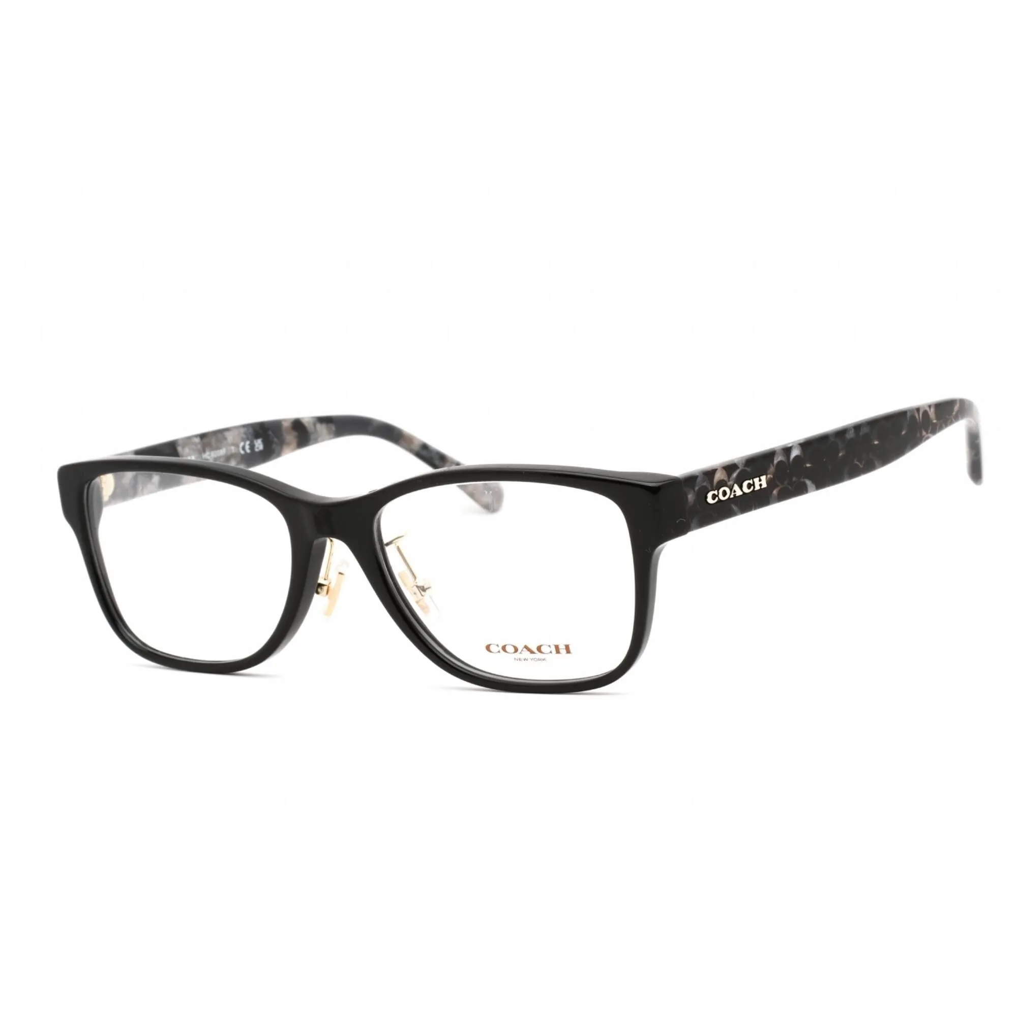 Coach Women's Eyeglasses - Full Rim Rectangular Black Plastic Frame | 0HC6208F 5002