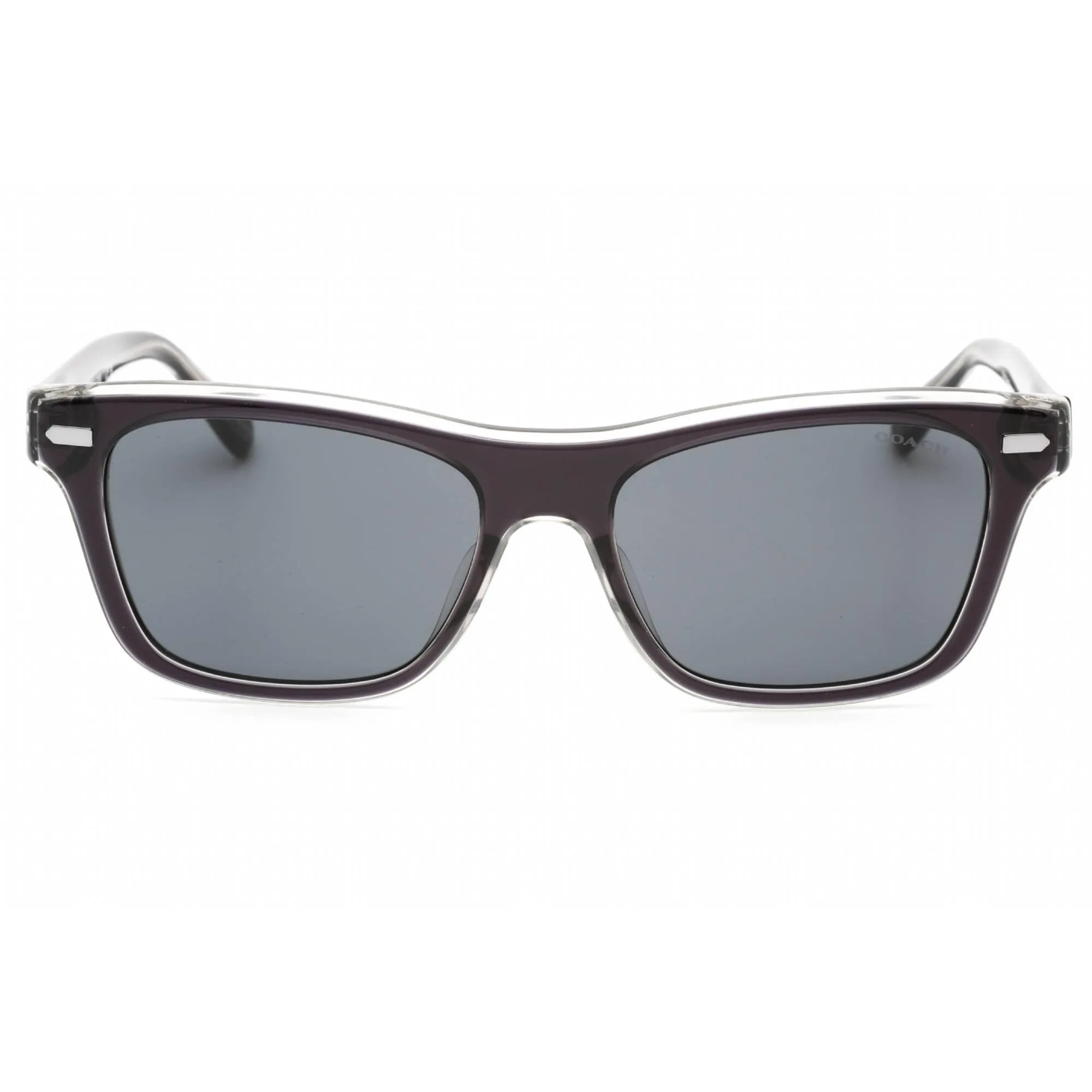 Coach Women's Sunglasses - Black/Transparent Grey Cat Eye Frame | 0HC8371U 574587