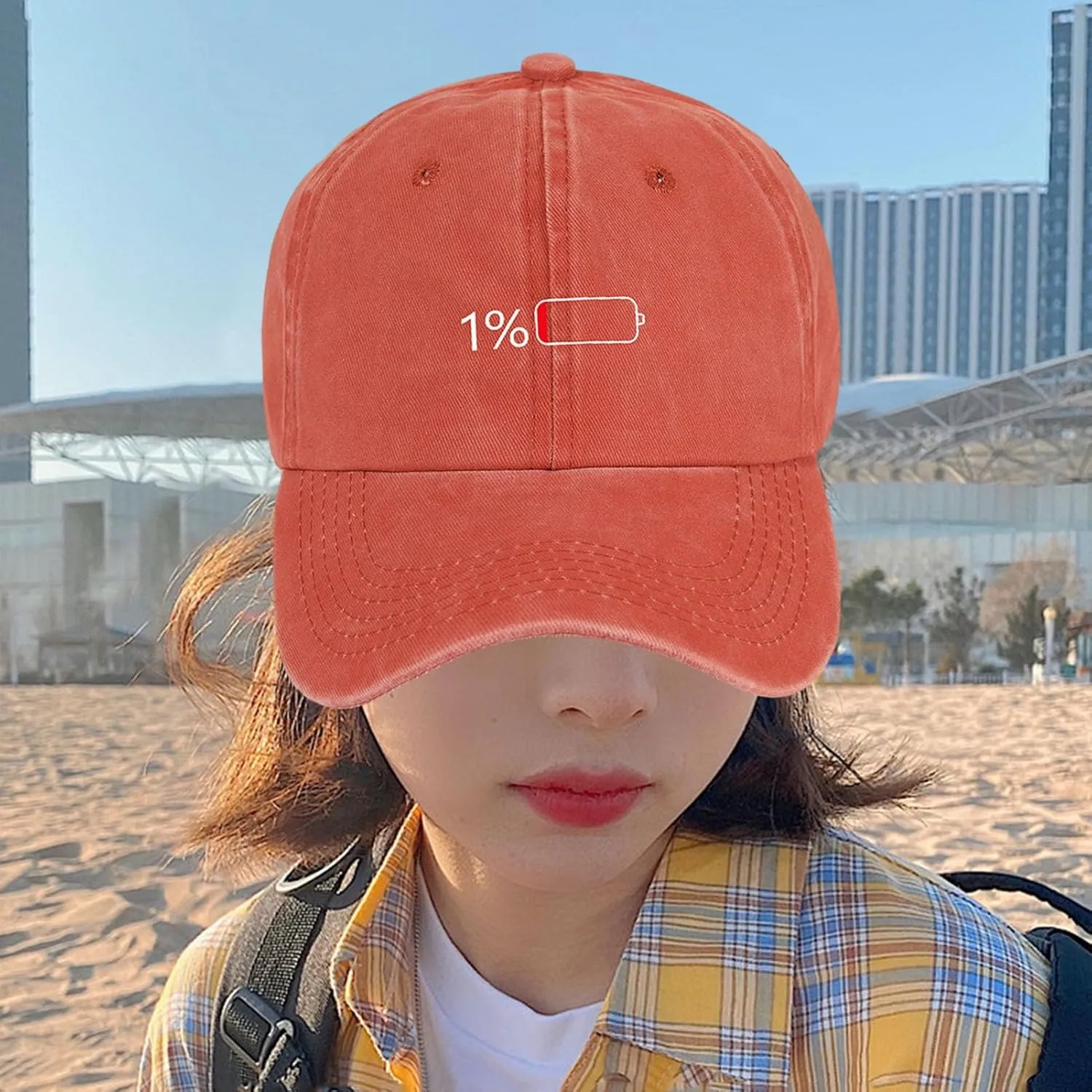 Cold Weather Hat Baseball Cap Ultralight Solid Color Wide Brim Uv-Proof Sun Protection Trendy Thermal Hat