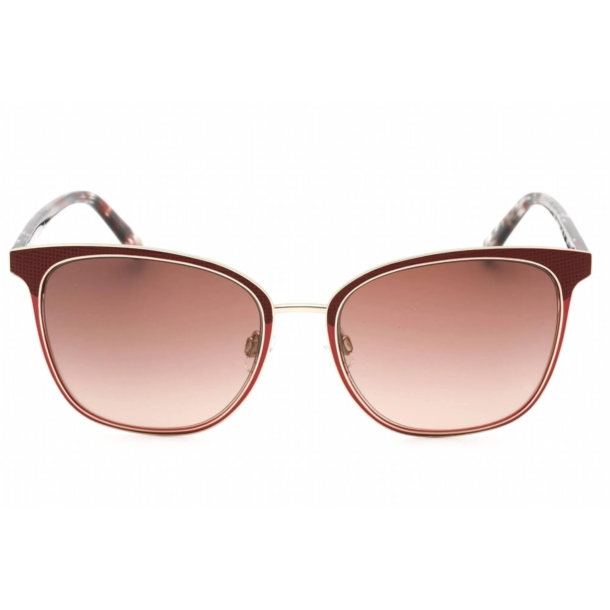 Cole Haan Women's Sunglasses - Burgundy Metal Full Rim Cat Eye Frame | CH7084 604