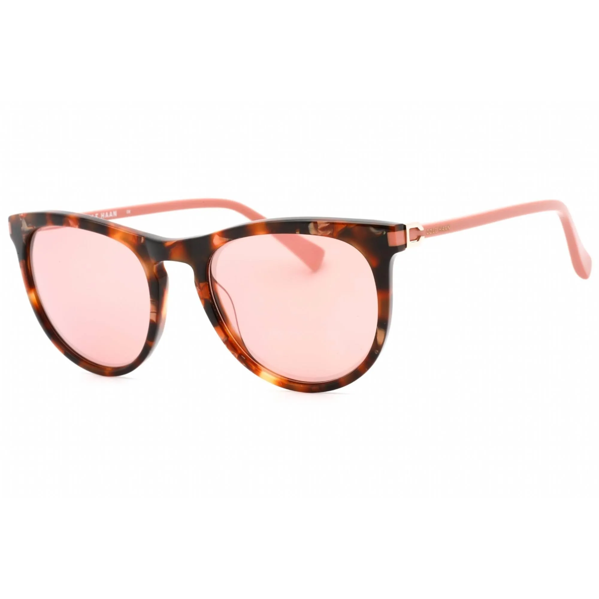 Cole Haan Women's Sunglasses - Rose Tortoise Plastic Full Rim Cat Eye Frame | CH7069 650