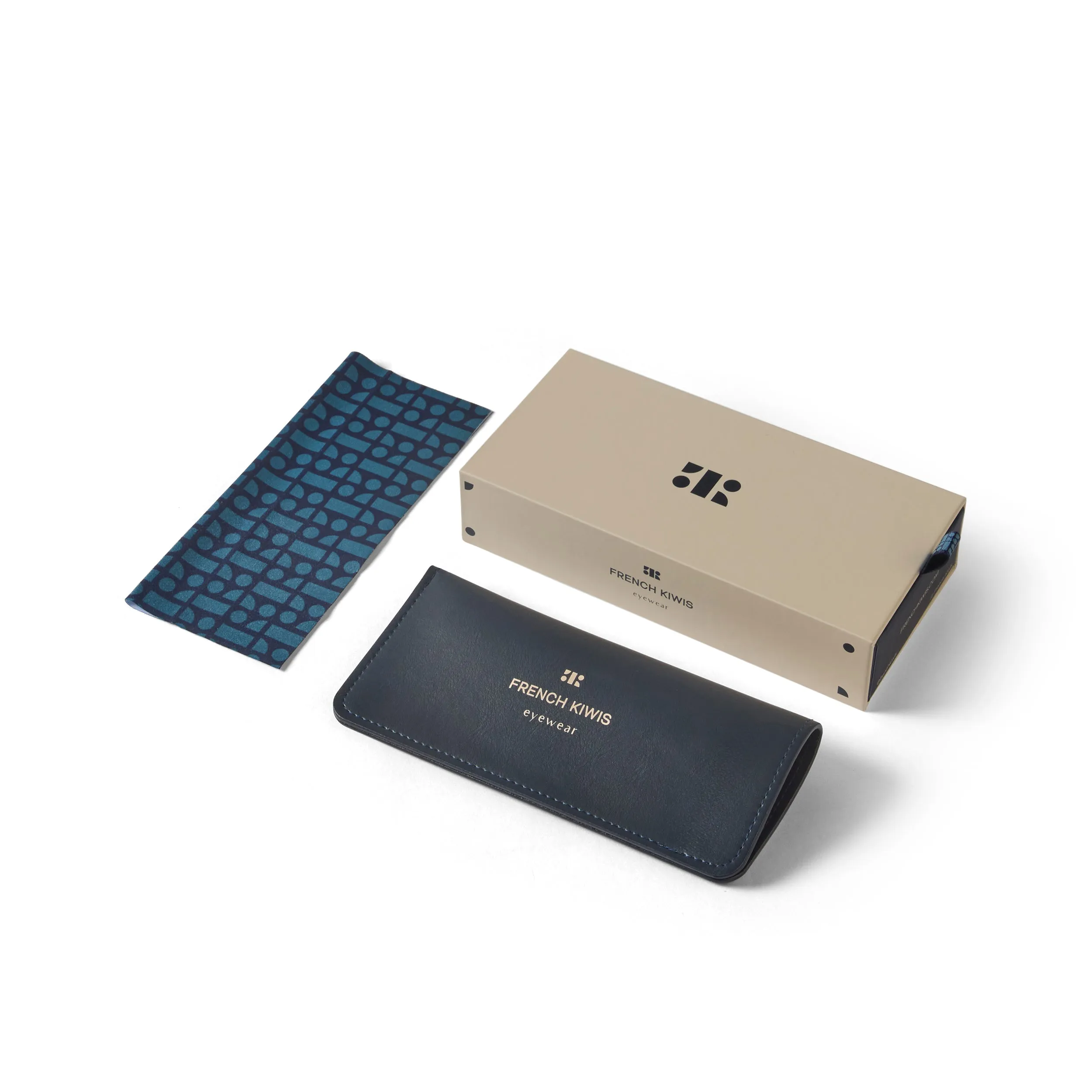 Colette Blue Light Tortoise & Brown