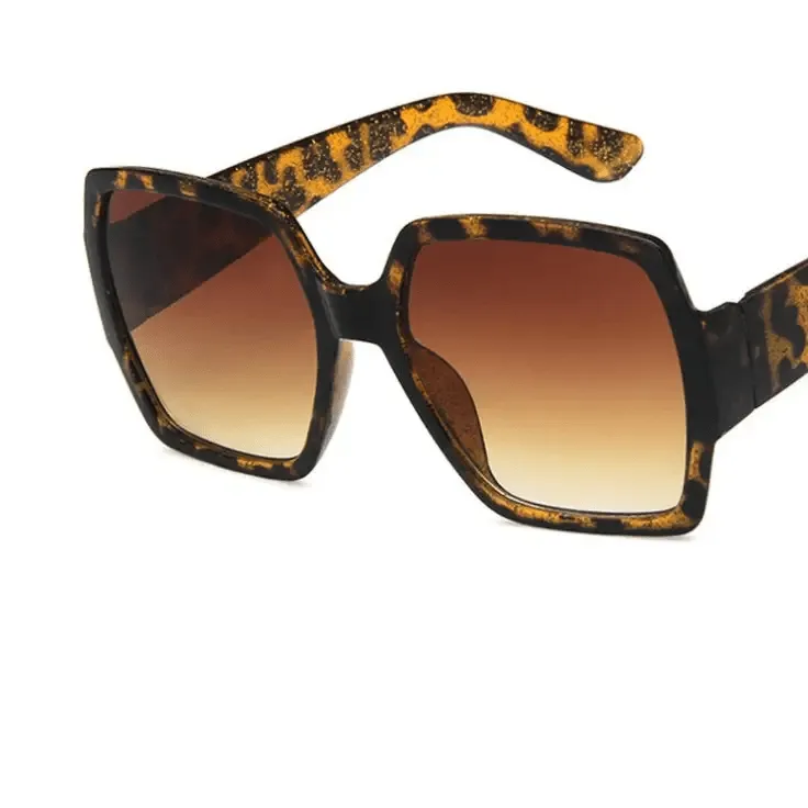 Colorful Glitter Sunglasses with UV Protection & Glittery Frame